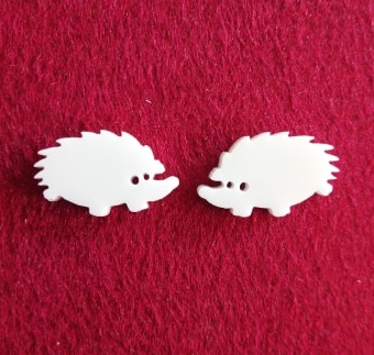 Echidna Brooch or earring size acrylics  for or