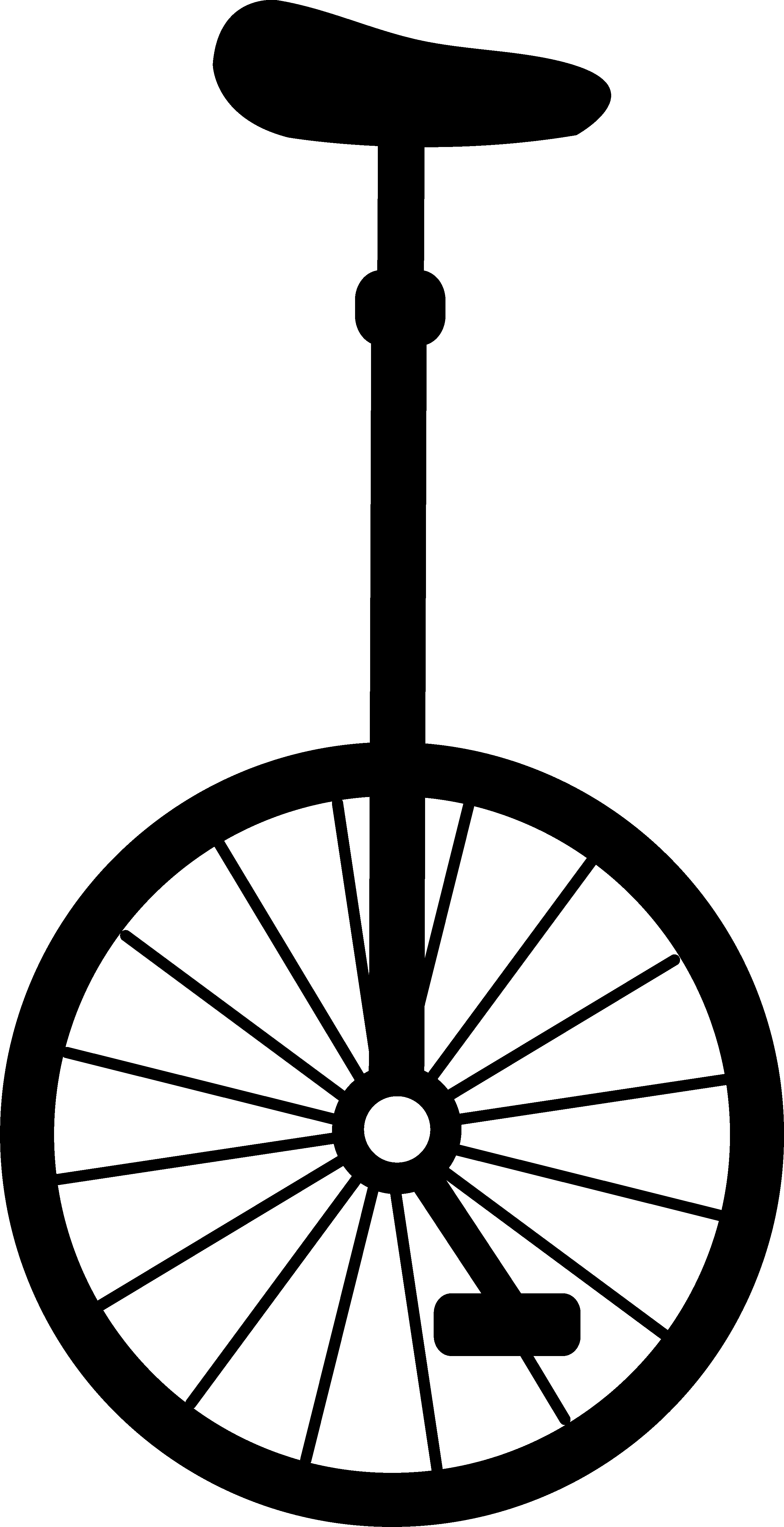 Unicycle 48 x 87 mm